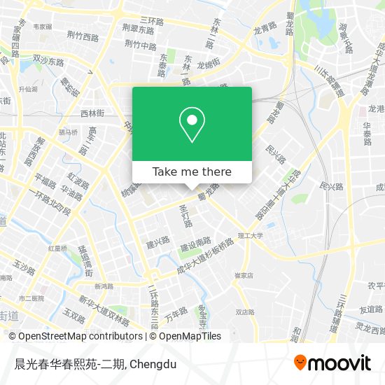 晨光春华春熙苑-二期 map