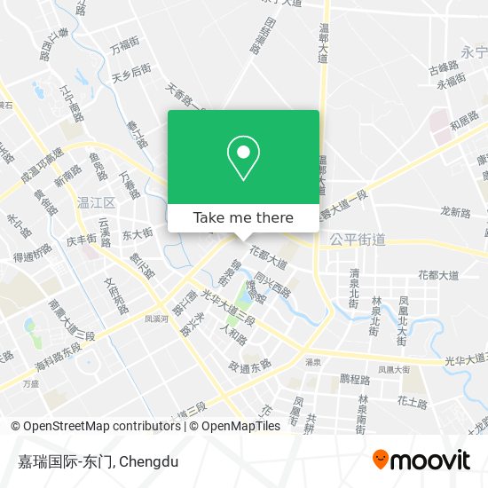 嘉瑞国际-东门 map