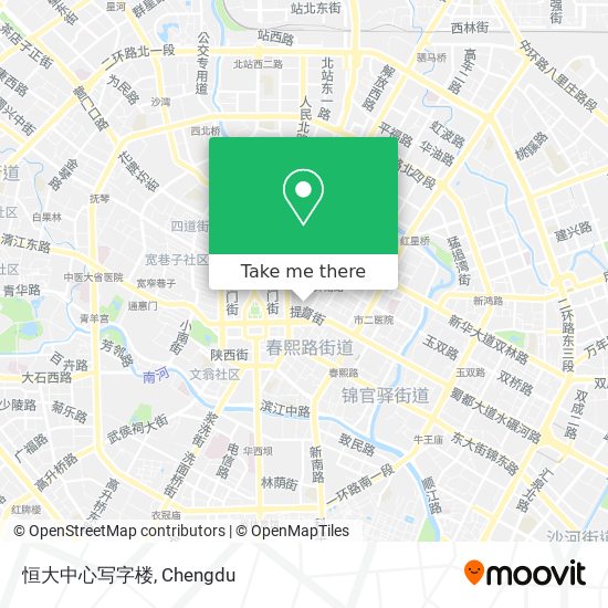 恒大中心写字楼 map