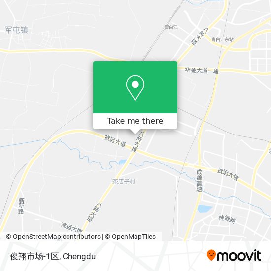 俊翔市场-1区 map
