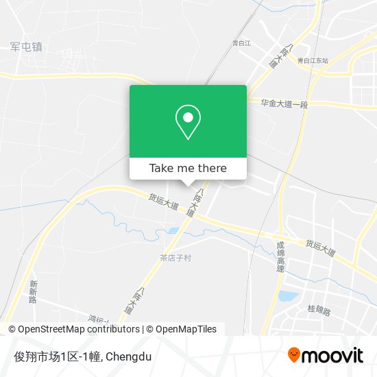 俊翔市场1区-1幢 map