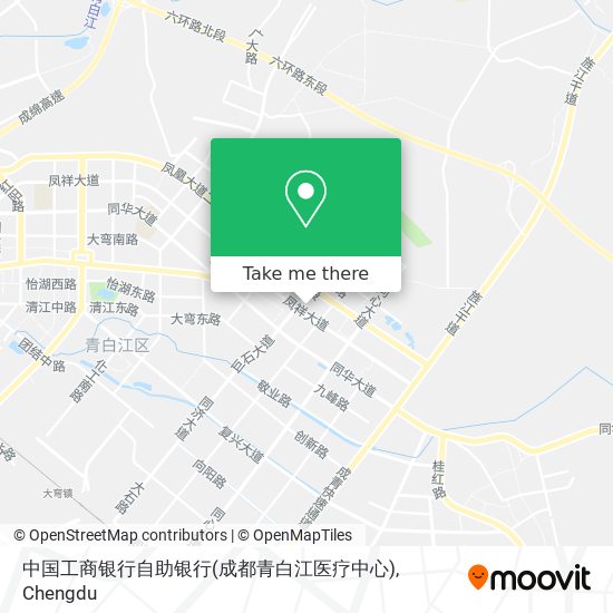 中国工商银行自助银行(成都青白江医疗中心) map
