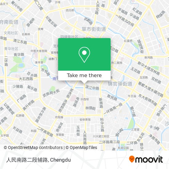 人民南路二段辅路 map
