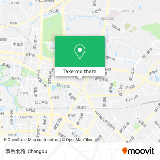 双荆北路 map