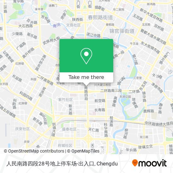 人民南路四段28号地上停车场-出入口 map