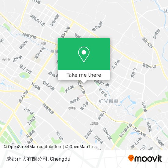 成都正大有限公司 map