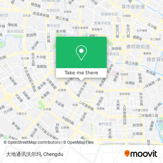 大地通讯沃尔玛 map