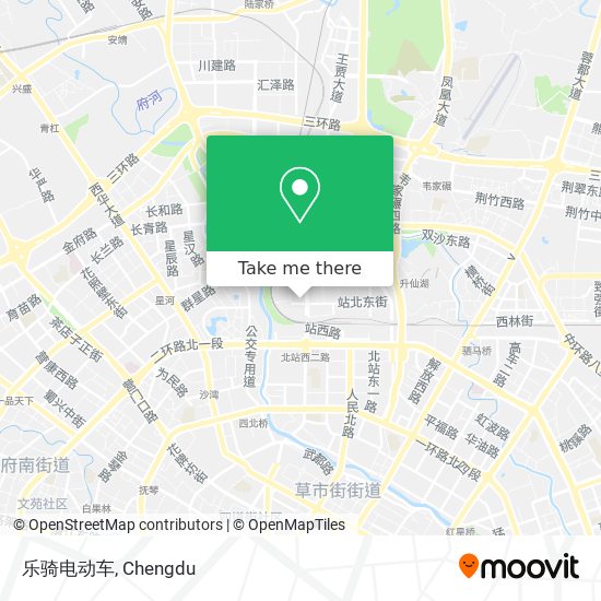 乐骑电动车 map