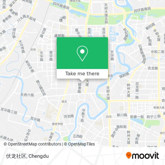 伏龙社区 map
