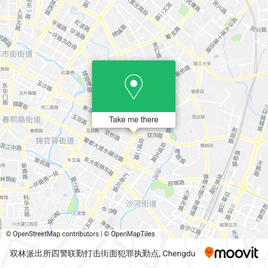 双林派出所四警联勤打击街面犯罪执勤点 map