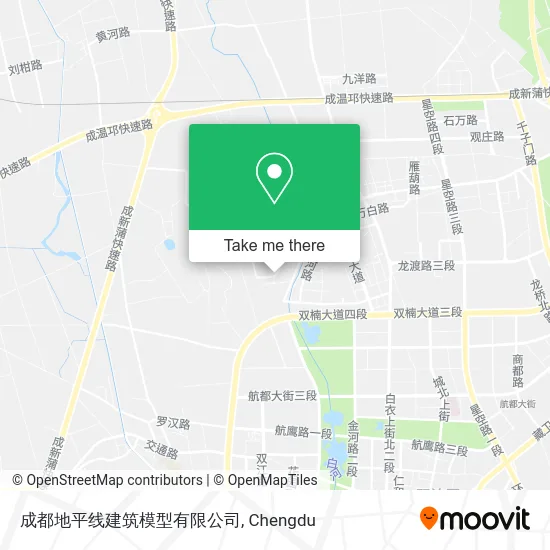 成都地平线建筑模型有限公司 map