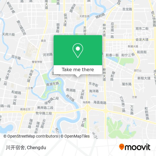 川开宿舍 map