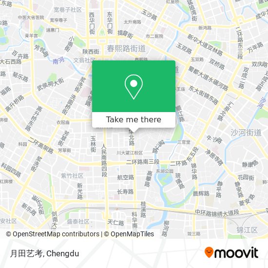 月田艺考 map