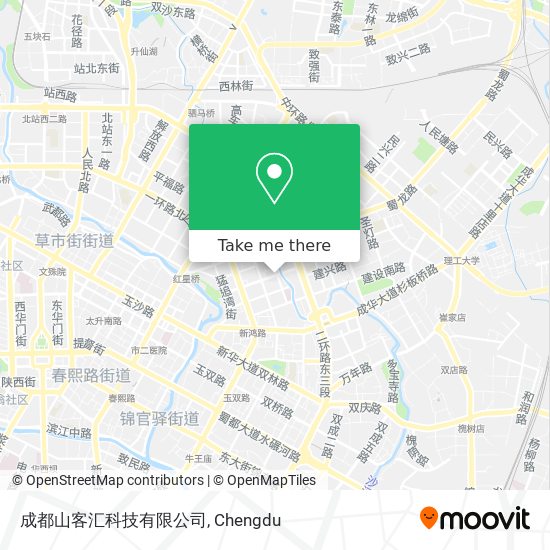 成都山客汇科技有限公司 map