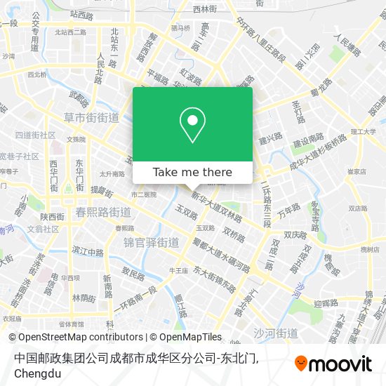 中国邮政集团公司成都市成华区分公司-东北门 map