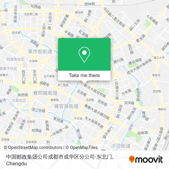 中国邮政集团公司成都市成华区分公司-东北门 map