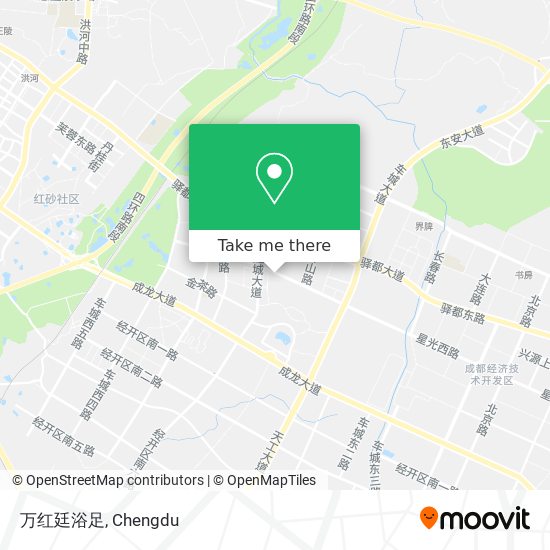 万红廷浴足 map