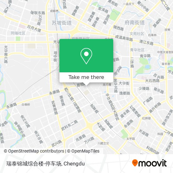 瑞泰锦城综合楼-停车场 map