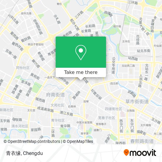 青衣缘 map