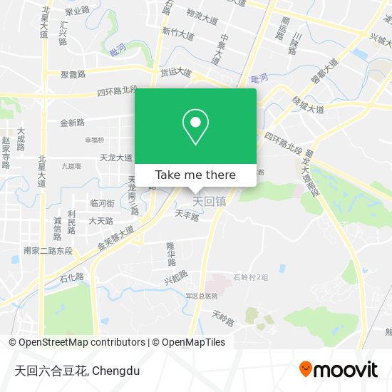 天回六合豆花 map