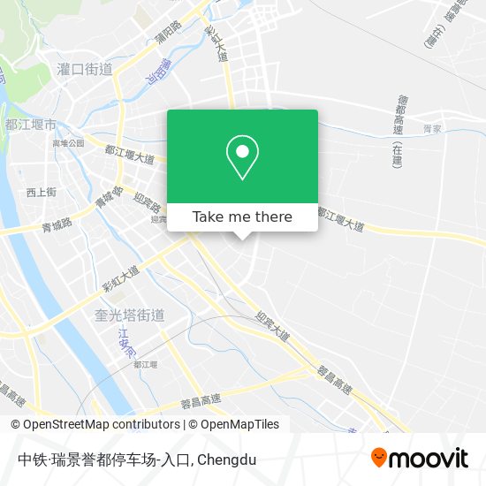 中铁·瑞景誉都停车场-入口 map