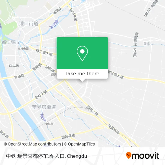 中铁·瑞景誉都停车场-入口 map
