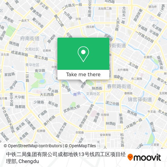 中铁二局集团有限公司成都地铁13号线四工区项目经理部 map