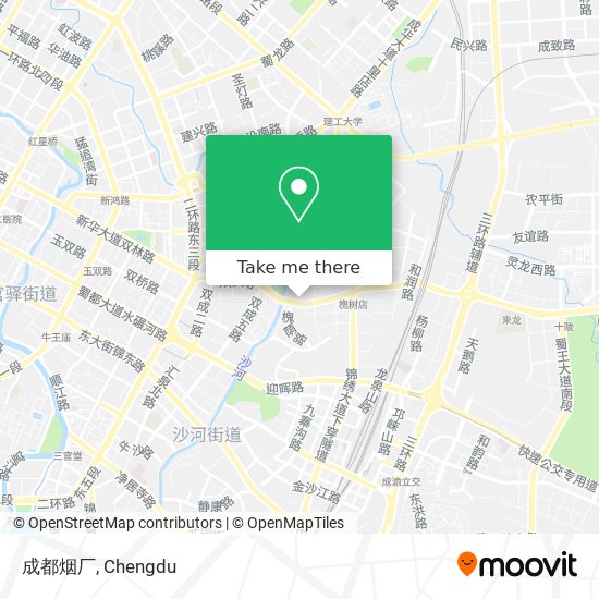 成都烟厂 map