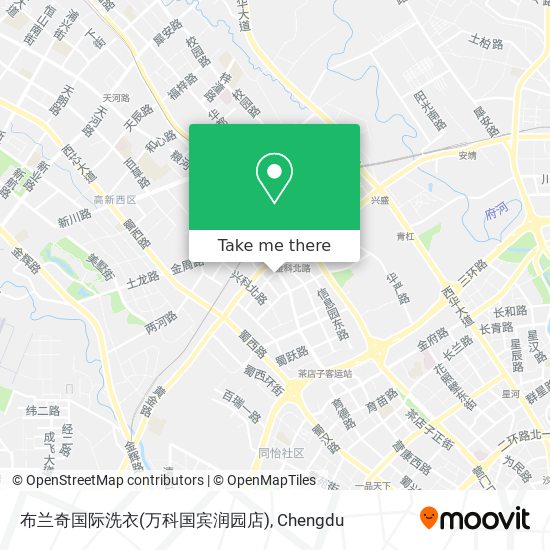 布兰奇国际洗衣(万科国宾润园店) map