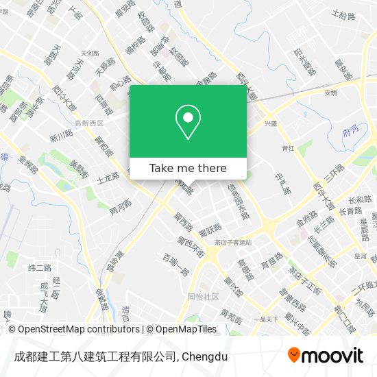 成都建工第八建筑工程有限公司 map