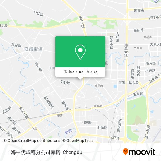 上海中优成都分公司库房 map