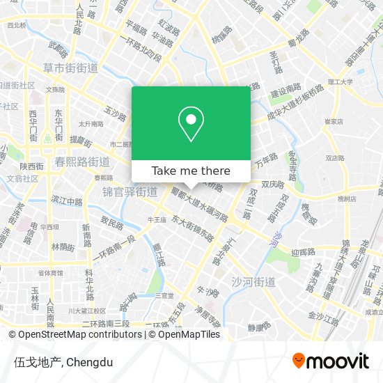 伍戈地产 map
