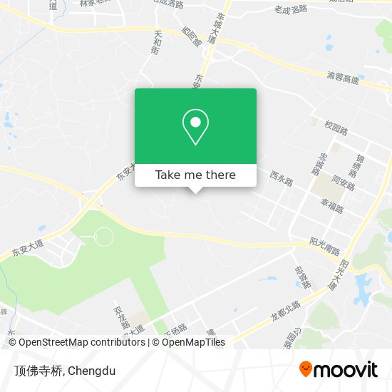 顶佛寺桥 map