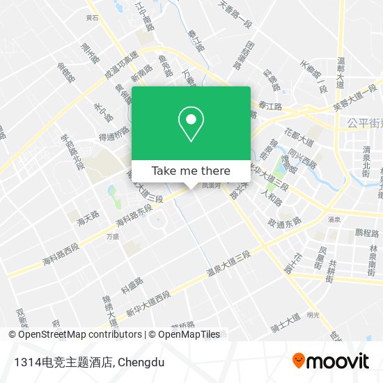 1314电竞主题酒店 map