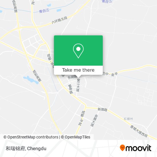 和瑞锦府 map