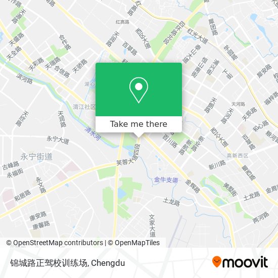锦城路正驾校训练场 map