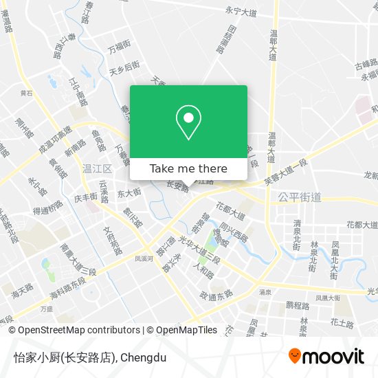 怡家小厨(长安路店) map