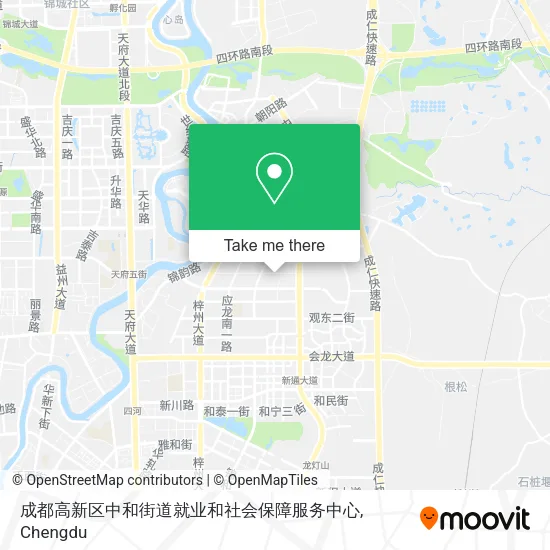 成都高新区中和街道就业和社会保障服务中心 map