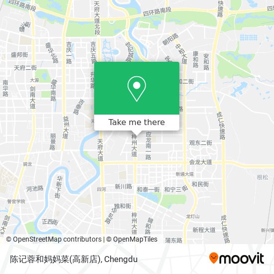 陈记蓉和妈妈菜(高新店) map