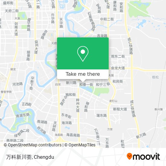 万科新川荟 map