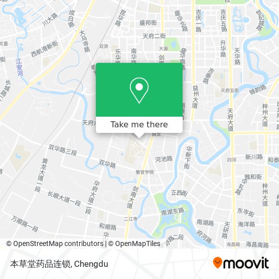 本草堂药品连锁 map