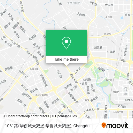 1061路(华侨城天鹅堡-华侨城天鹅堡) map