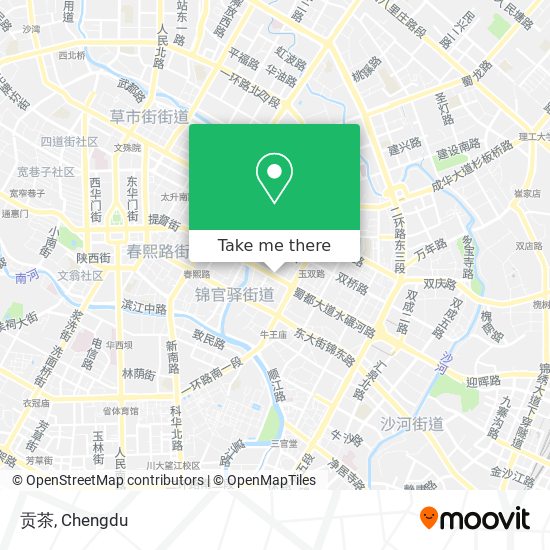 贡茶 map