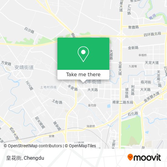 皇花街 map
