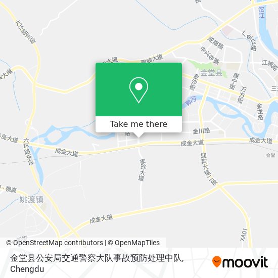 金堂县公安局交通警察大队事故预防处理中队 map