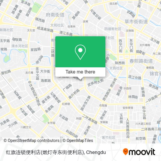 红旗连锁便利店(燃灯寺东街便利店) map
