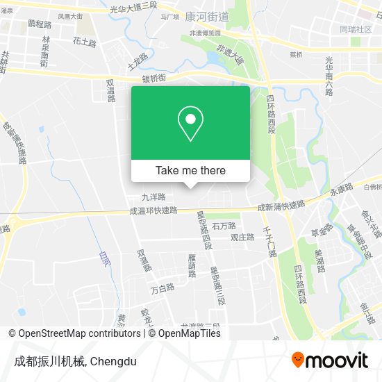 成都振川机械 map