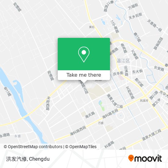 洪发汽修 map