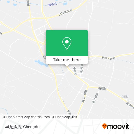 华龙酒店 map