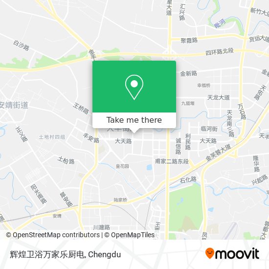 辉煌卫浴万家乐厨电 map